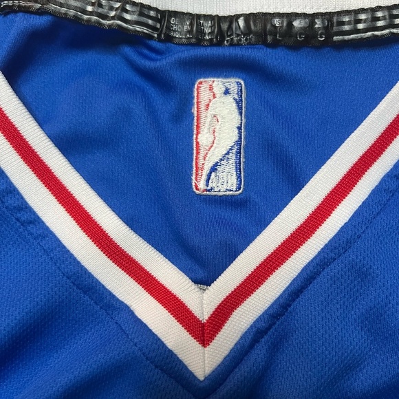 Adidas Swingman NBA Philadelphia 76ers Ben Simmons #25 Jersey Blue Size Large - Picture 3 of 8